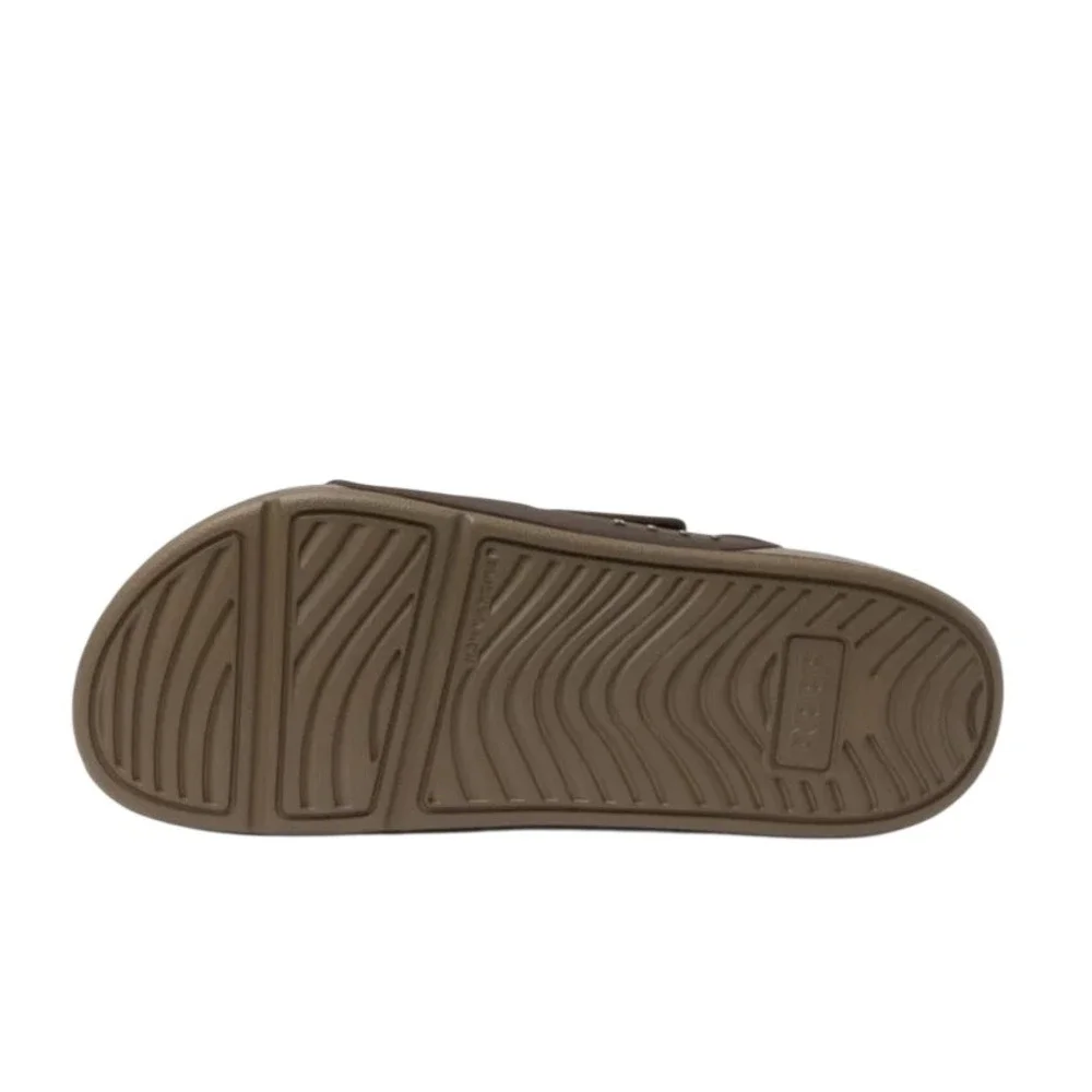 Reef Oasis Adapt‎ Mens Brown Tan Water Friendly Slide Sandals CJ8468 Size 6
